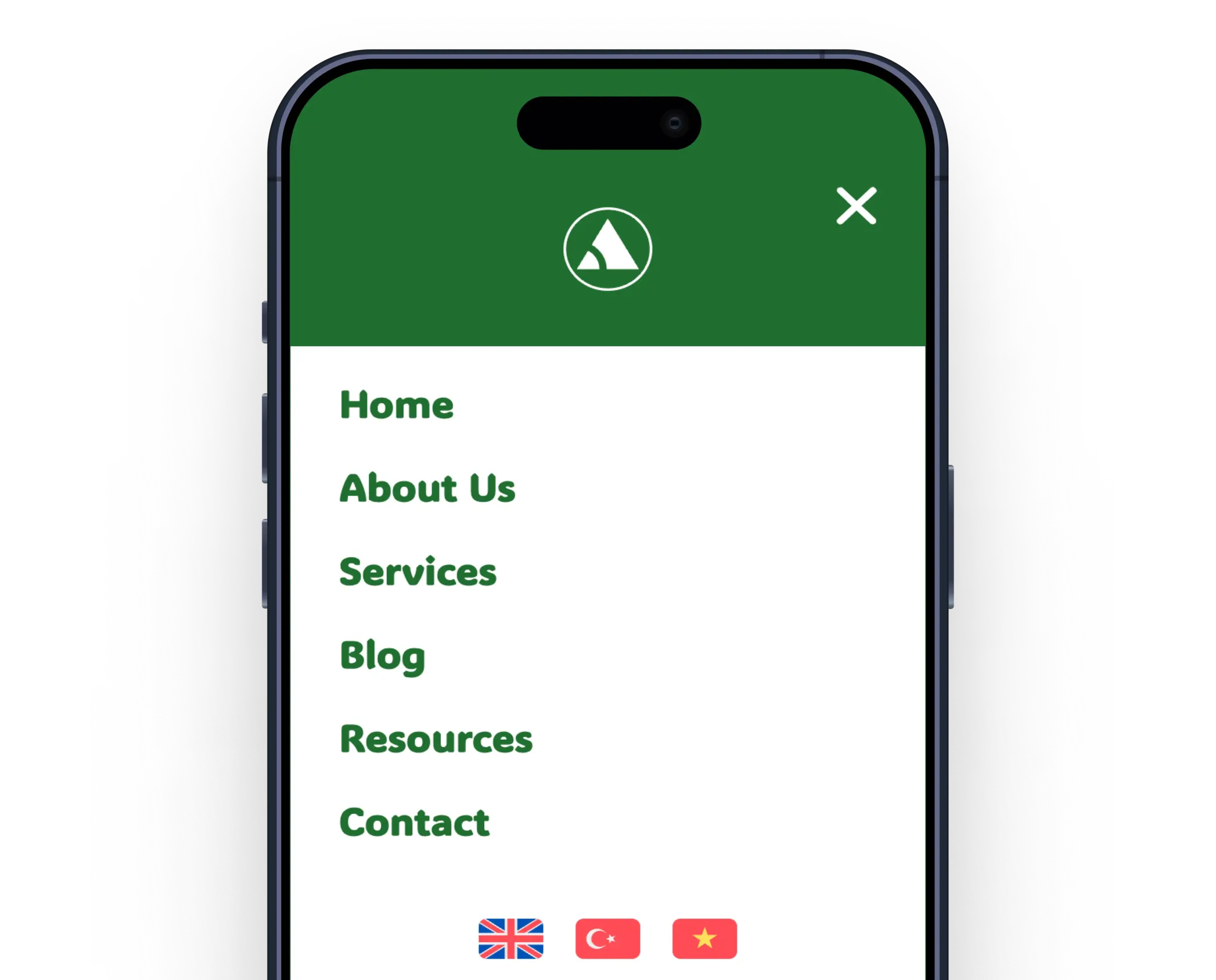 advizeum mobile menu